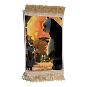 فرش ماشینی دیوارکوب مدل پاندا کونگ فو کار کد 36