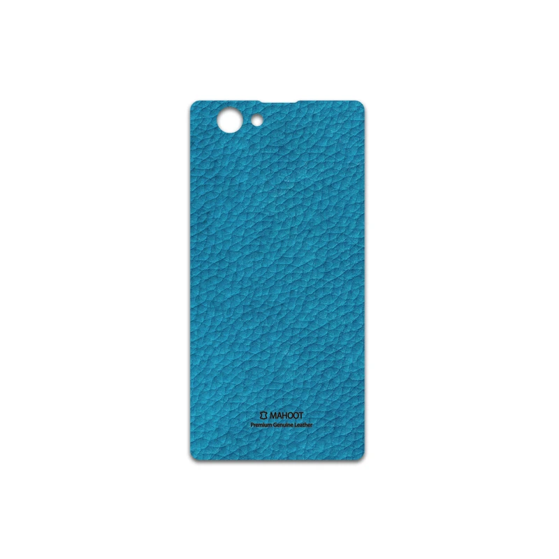 برچسب پوششی ماهوت مدل Blue-Leather مناسب برای گوشی موبایل سونی Xperia Z1 Compact