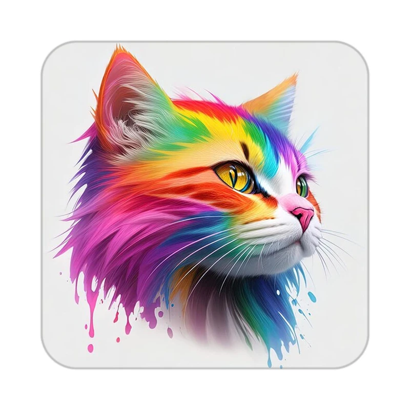 زیر لیوانی کاکتی طرح حیوانات رنگی مدل mp26942