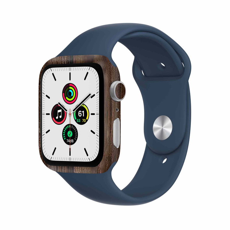 برچسب ماهوت طرح Dark_Walnut_Wood مناسب برای اپل واچ Watch Se 44mm