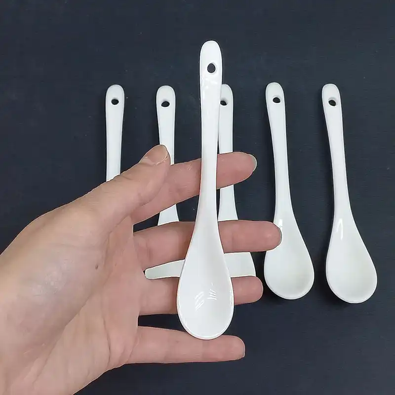 قاشق ادویه سرامیکی کد 13 بسته 6 عددی