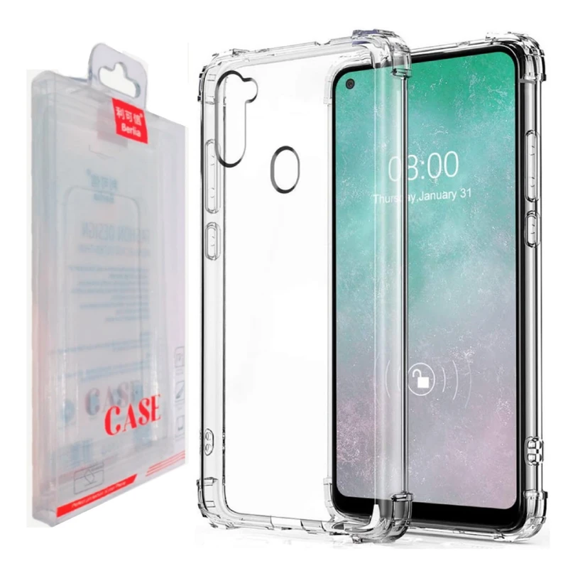 کاور برلیا مدل ژله ای کپسول دار مناسب برای گوشی موبایل سامسونگ galaxy  A11 / M11 
