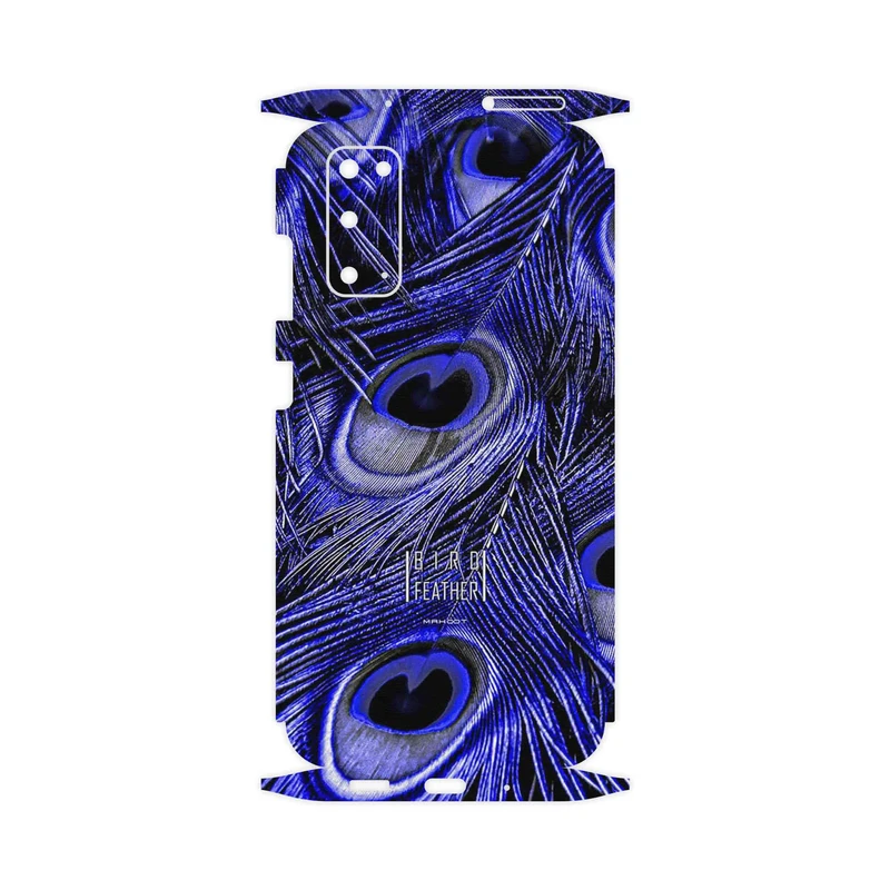 برچسب پوششی ماهوت مدل Purple Feather-FullSkin مناسب برای گوشی موبایل سامسونگ Galaxy S20