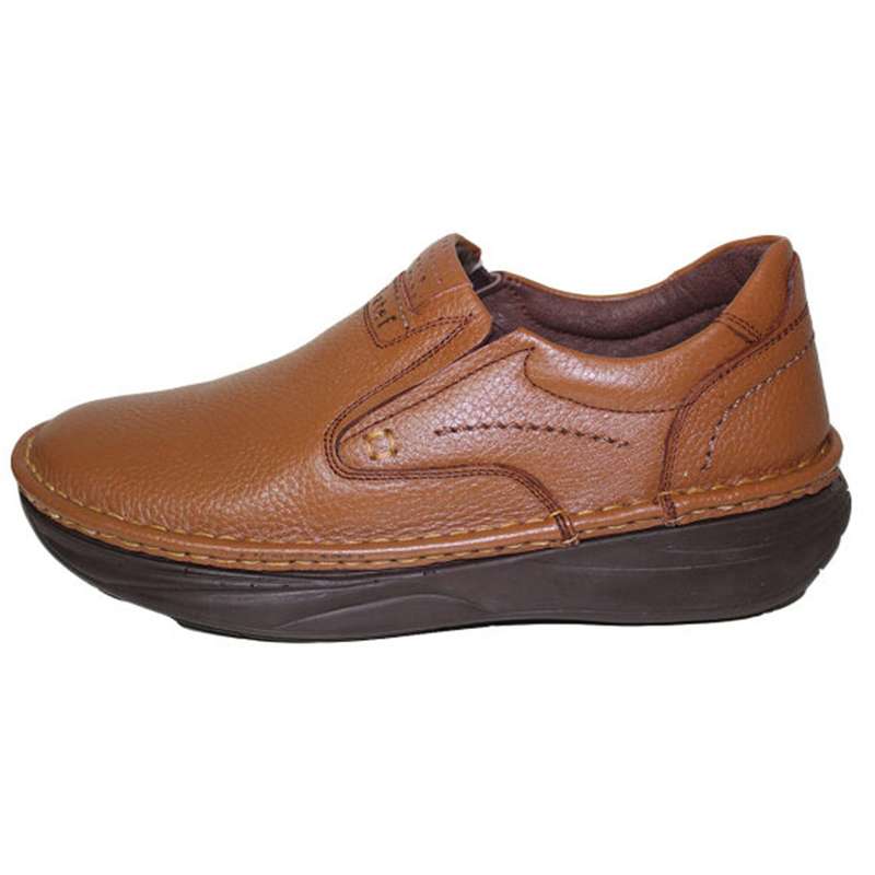 کفش طبی مردانه مدل چرم طبیعی پایدار کد 951