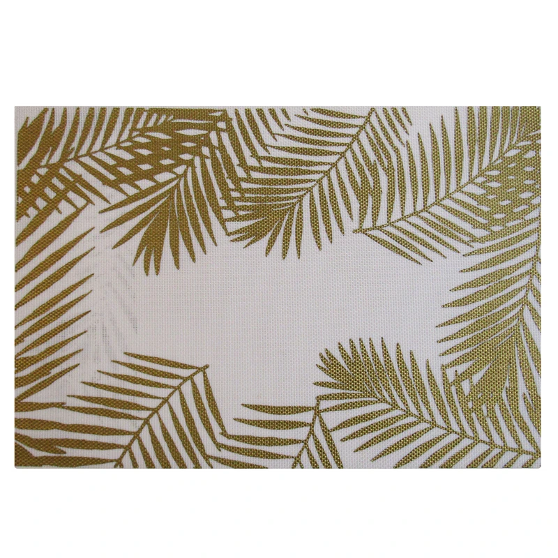 زیربشقابی هوم اند لایف مدل آبان M طرح برگ سوزنی کد 400000