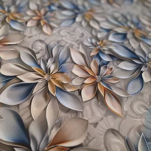 پارچه چادر عرض ۱/۵ متر مدل نخی سه بعدی رنگ طوسی
