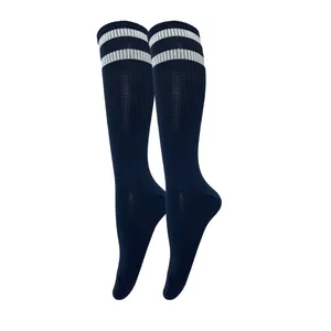 جوراب ساق بلند تن پوش هنگامه مدل زیر زانو کش اسپرت دو خط کد U022