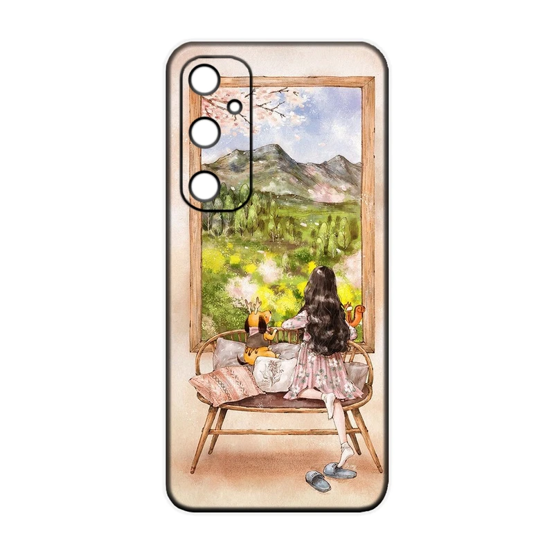 کاور طرح دخترانه کد 267 مناسب برای گوشی موبایل سامسونگ Galaxy A56