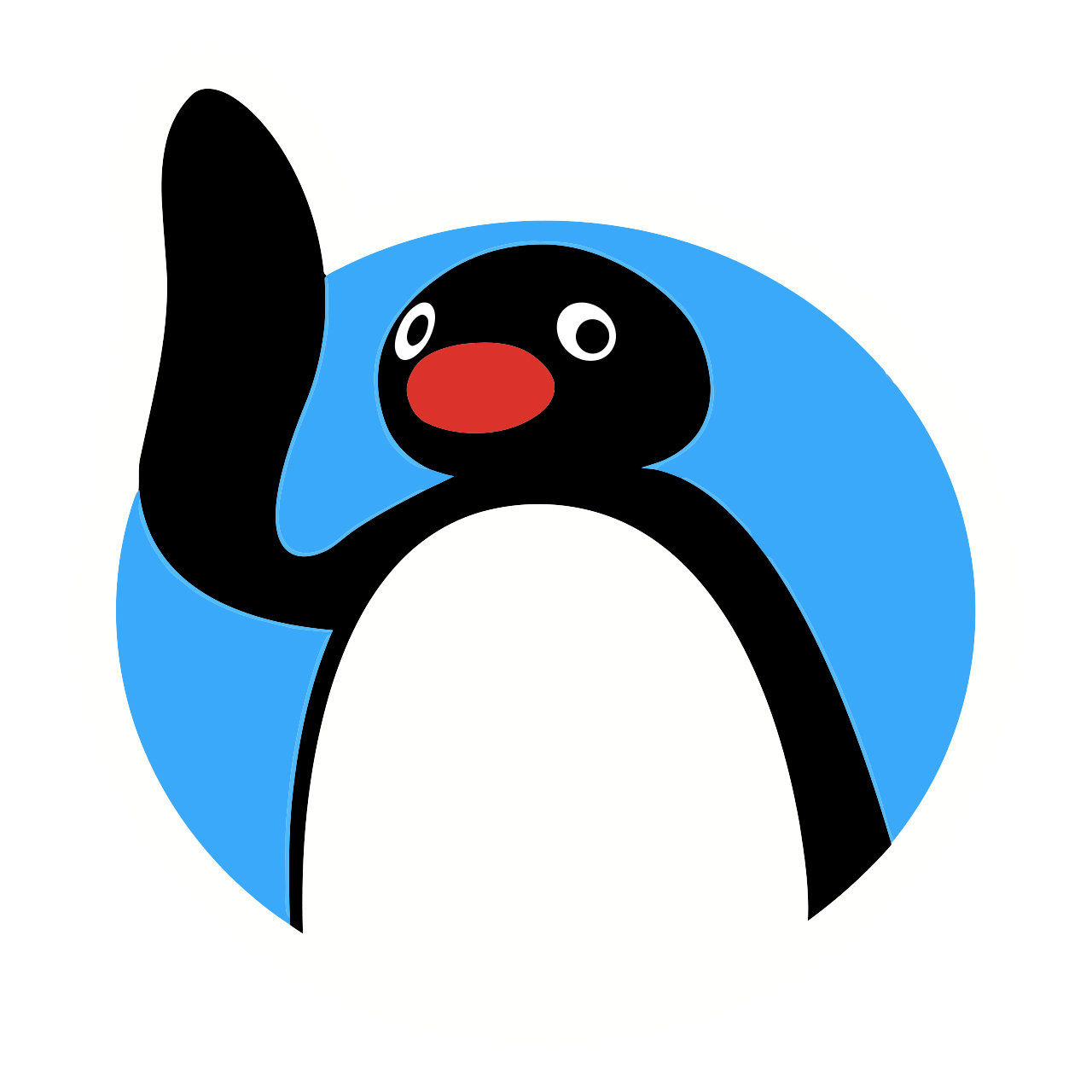 برچسب لپ تاپ پویا مارکت طرح پنگوئن کد 2745