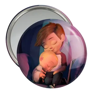 آینه جیبی خندالو مدل بچه رئیس Boss Baby  کد 12516
