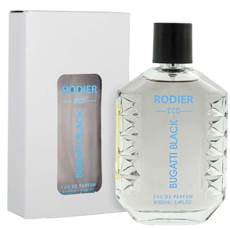 ادوپرفیوم مردانه رودیر مدل BUGATTI BLACK با رایحه گرم حجم 100 میلی لیتر