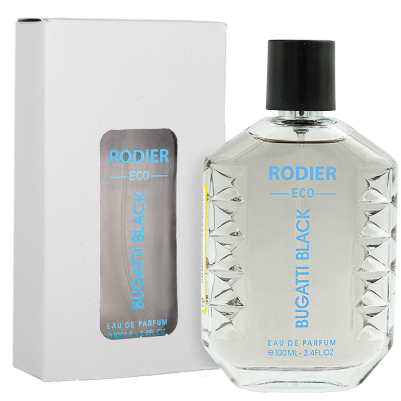 ادوپرفیوم مردانه رودیر مدل BUGATTI BLACK با رایحه گرم حجم 100 میلی لیتر