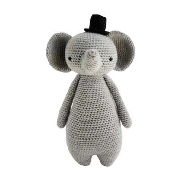 نقد و بررسی عروسک بافتنی طرح فیل دراز کد H4 توسط خریداران