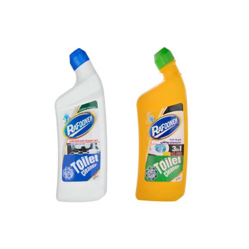 مایع پاک کننده سرویس بهداشتی رافونه مدل 2in1 حجم 800 میلی لیتر مجموعه 2 عددی