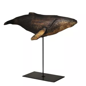 مجسمه چوبی مدل نهنگ