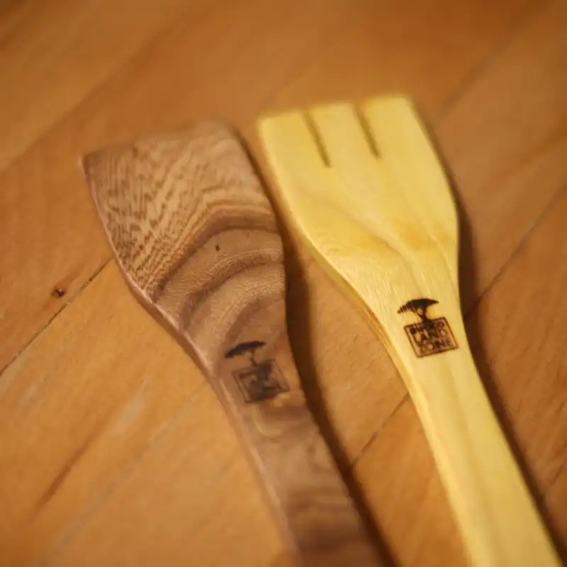 کفگیر چوبی وودلند مدل همه کاره بسته 2 عددی