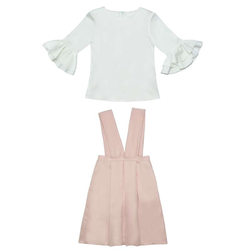 ست بلوز و سارافون دخترانه مدل تیانا