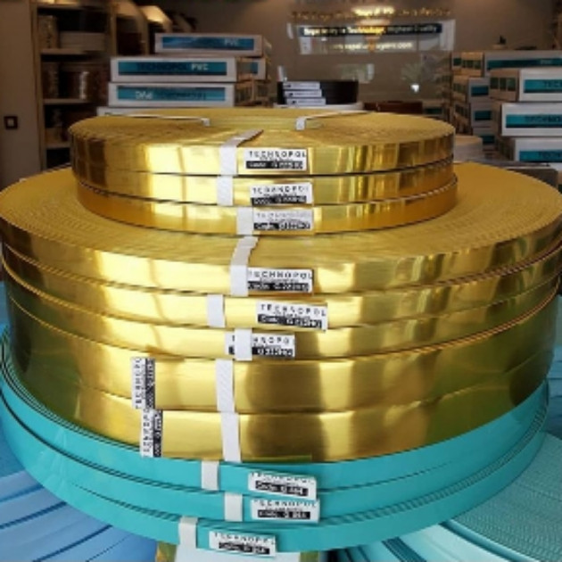 نوار پی وی سی چسبدار مدل طلایی براق 1x20 رول 5 متری