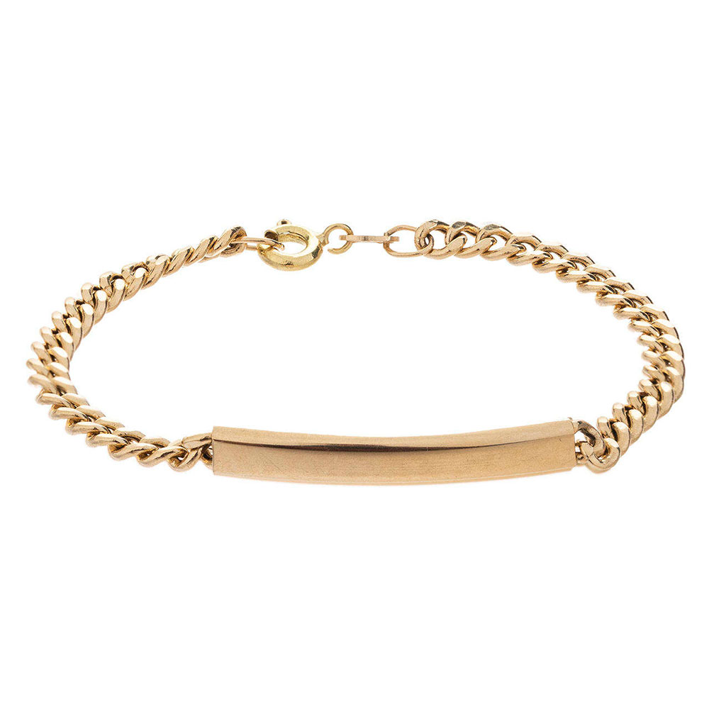 دستبند طلا 18 عیار دخترانه رزالیا مدل Diond-BRG-3