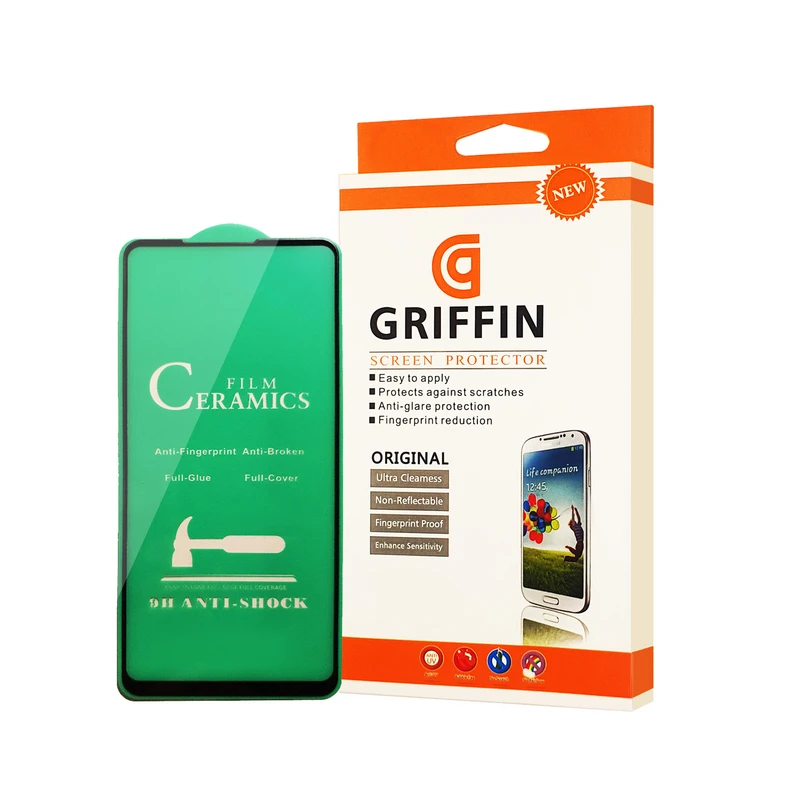 محافظ صفحه نمایش سرامیکی گریفین مدل FLCRG GN pl مناسب برای گوشی موبایل سامسونگ Galaxy A21s
