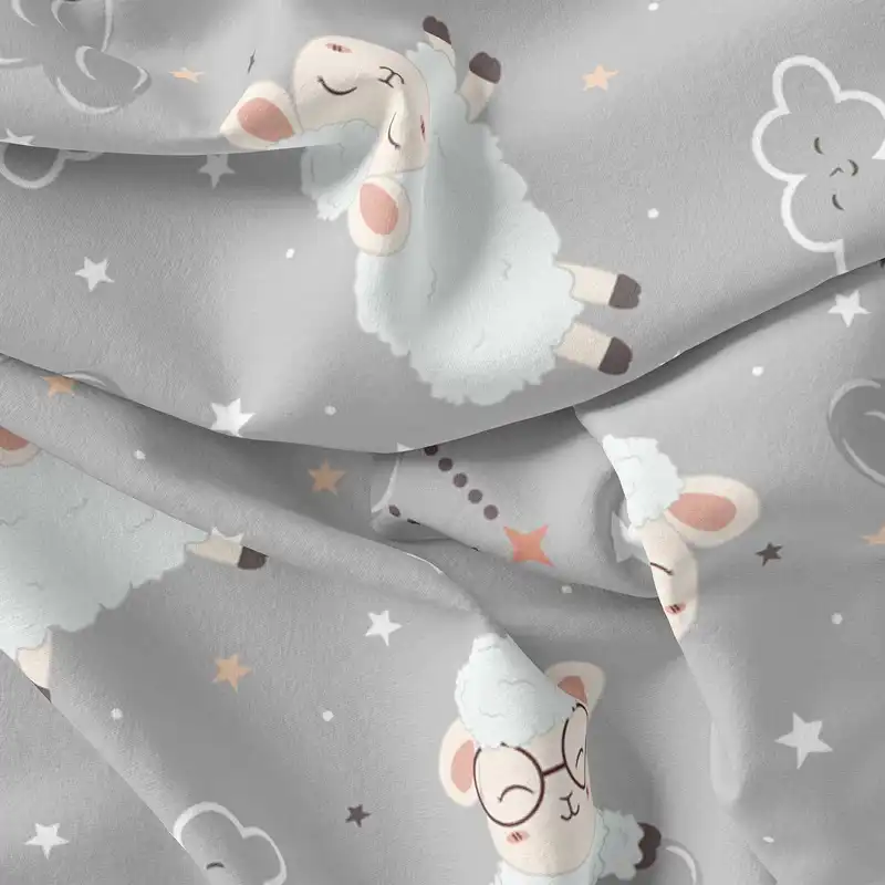 پارچه ملحفه پارچه باما مدل مخمل  طرح کارتونی کد 5011445