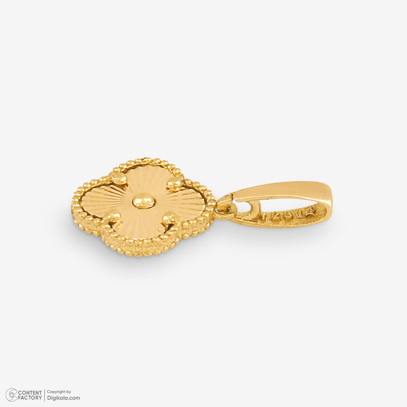 آویز گردنبند طلا 18 عیار زنانه طلای صداقت طرح ونکلیف کد k666
