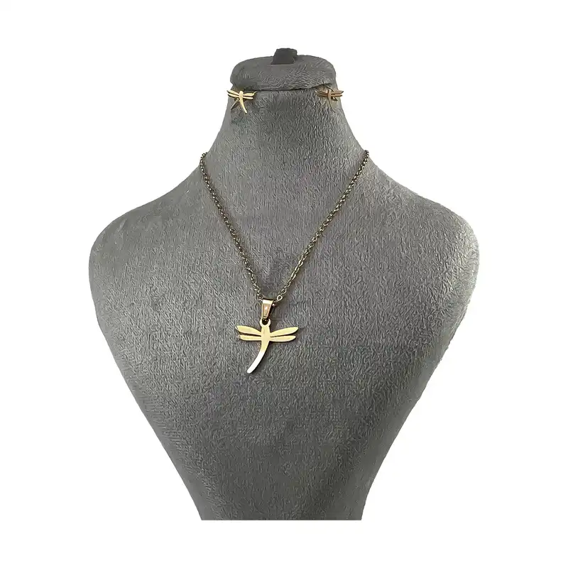 نیم ست زنانه طرح سنجاقک