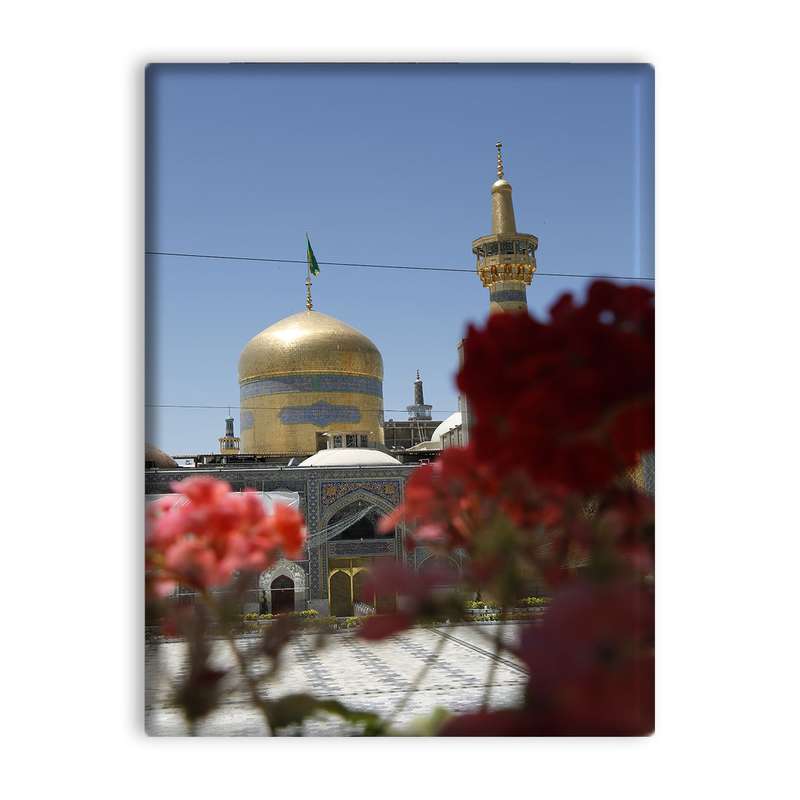 کاشی اطلس آبی طرح  گنبد و گلدسته  مدل T4987