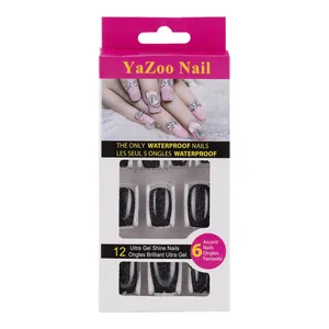 ناخن مصنوعی یازو مدل H 01 بسته 12 عددی