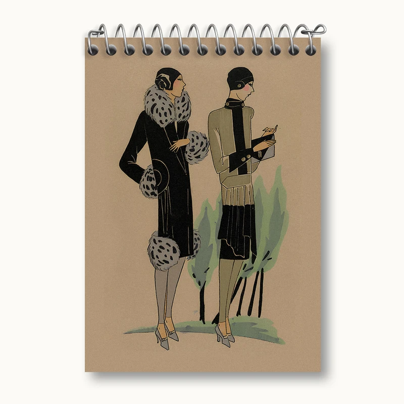 دفتر یادداشت 50 برگ خندالو طرح فیگور دخترانه کد N2465