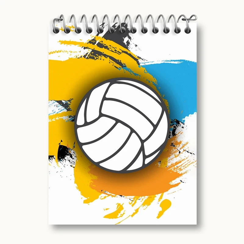 دفتر یادداشت 50 برگ خندالو مدل والیبال Volleyball کد 26412
