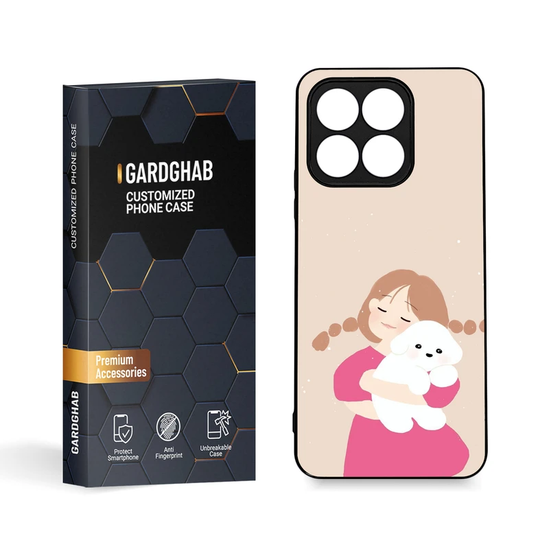 کاور گارد قاب مدل دورژله ای دخترانه مناسب برای گوشی موبایل آنر X8a 4G