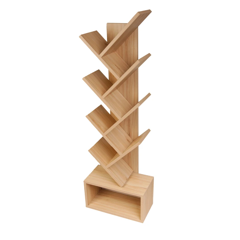 کتابخانه پنج طبقه مدل مورب پینترستی