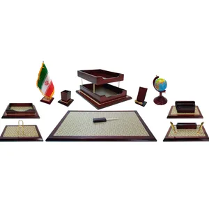 ست لوازم اداری رومیزی منظم مدل S007 مجموعه 11 عددی