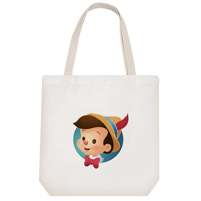 ساک خرید پارچه ای خندالو طرح پینوکیو مدل توت بگ کد 746