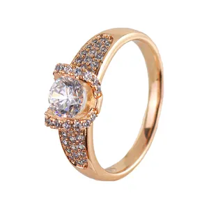 انگشتر زنانه ژوپینگ مدل تک نگین کد bb353