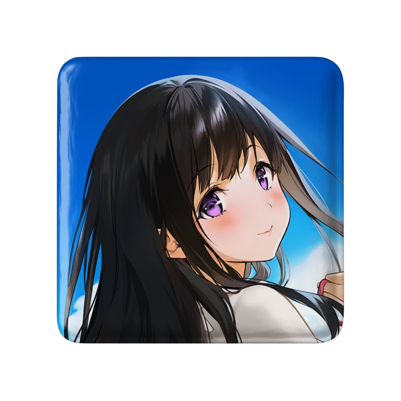 مگنت خندالو طرح اورکی و چیتاندا انیمه هیوکا Hyouka کد 17073
