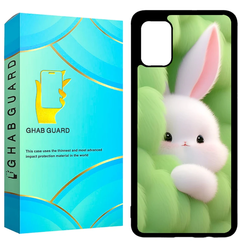 کاور قاب گارد طرح خرگوش مدل GCHPA51 مناسب برای گوشی موبایل سامسونگ Galaxy A51 4G / 5G
