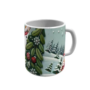 ماگ پاد آفرین مدل کریسمس فانتزی کد z212