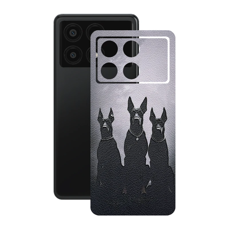 برچسب پوششی ریمکس مدل Leth طرح دوبرمن مناسب برای گوشی موبایل شیائومی Poco X6 Pro