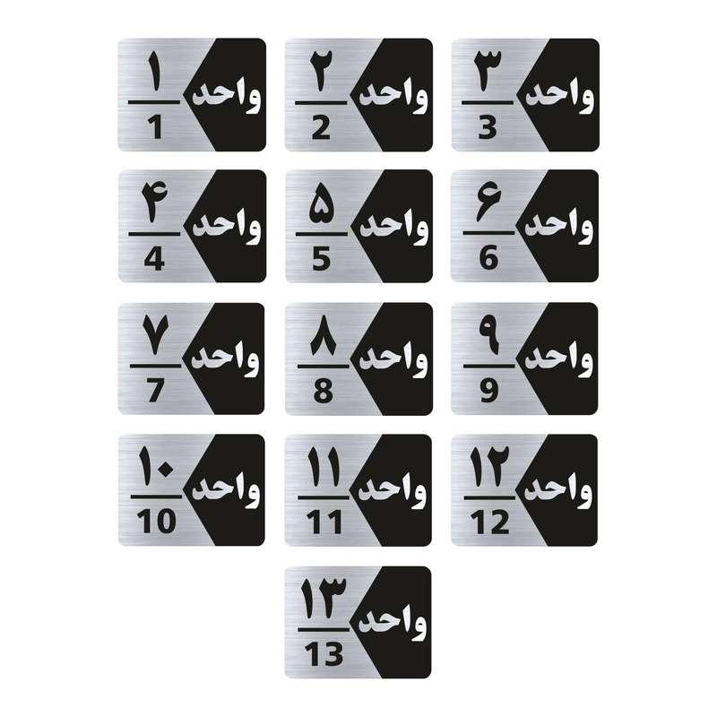 تابلو راهنما طرح واحد مدل GNS313 مجموعه 13 عددی