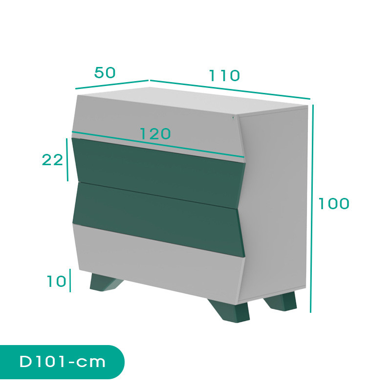 دراور اسمردیس مدل D101 - MDF