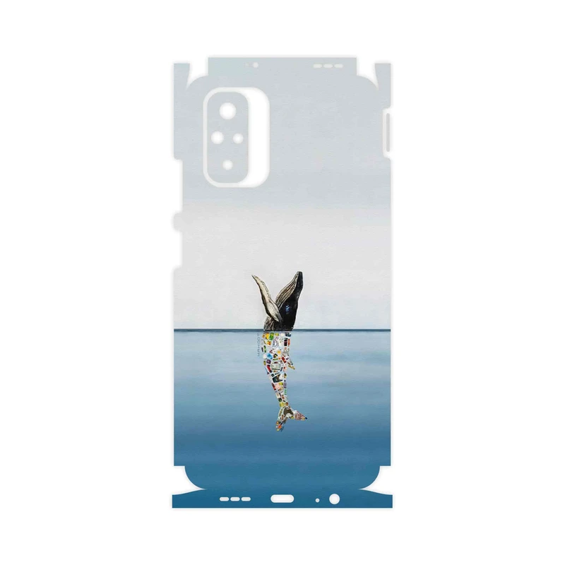 برچسب پوششی ماهوت مدل Collage of Sea Trash-FullSkin مناسب برای گوشی موبایل شیائومی Redmi Note 10s