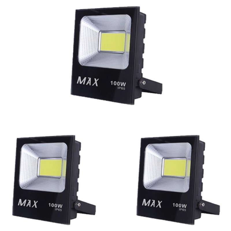 پرژکتور ال ای دی 100 وات مکس کد CO بسته 3 عددی