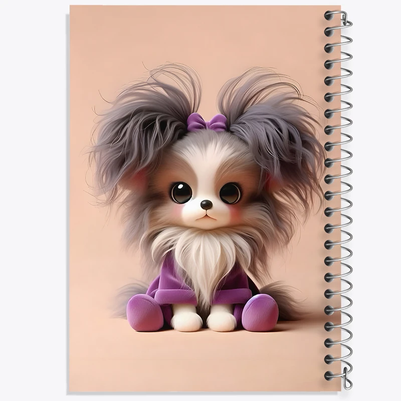 دفتر نقاشی 50 برگ خندالو طرح سگ کیوت کد F7914