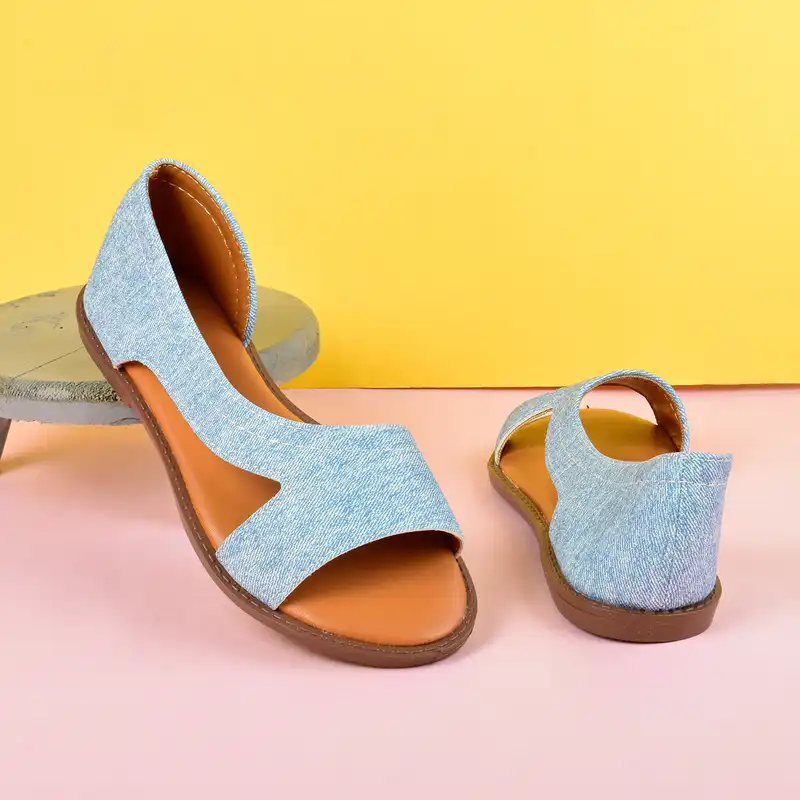 صندل زنانه نیکتا مدل آدورینا جین BL.4043