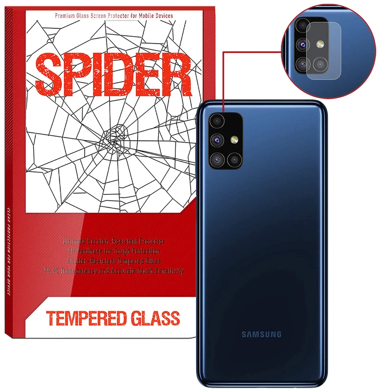 محافظ لنز دوربین اسپایدر مدل SDS-001 مناسب برای گوشی موبایل سامسونگ Galaxy M51