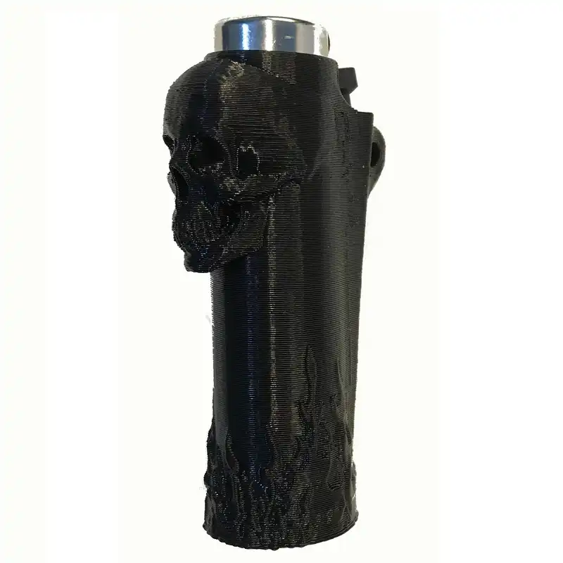 فندک مدل اسکلت و آتش برجسته کد 2.1.2