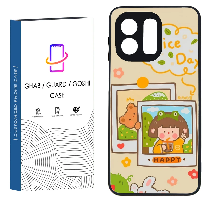 کاور قاب گارد گوشی طرح دخترانه کد 113 - TPU مناسب برای گوشی موبایل شیائومی Redmi Note 12 4G