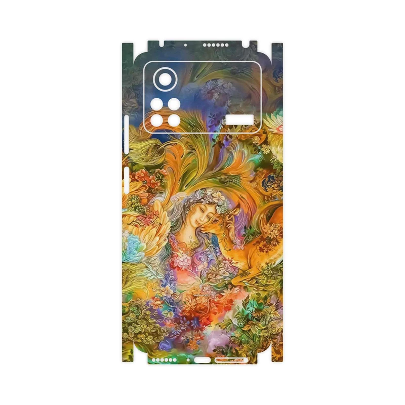 برچسب پوششی ماهوت مدل Persian miniature 3-FullSkin مناسب برای گوشی موبایل شیائومی Poco X4 Pro 5G